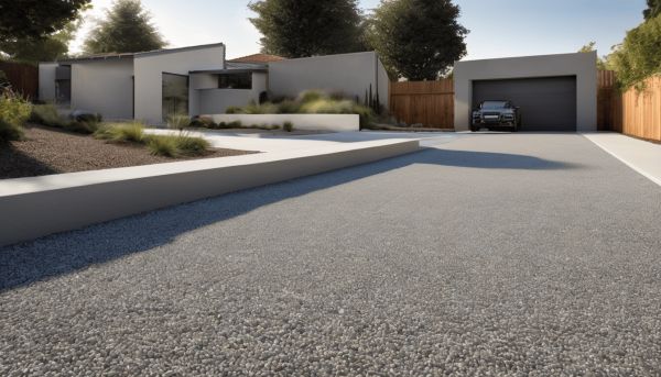 Un modèle d’allée de garage avec résine drainante performant